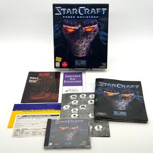 StarCraft Mac Big Box 1998 Power Macintosh Complete Blizzard Entertainment